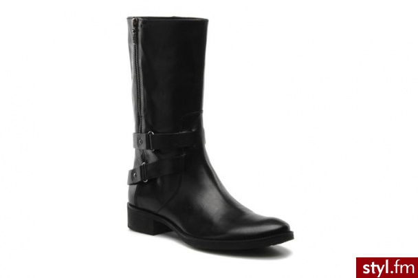 Geox PÓŁBUTY I BOTKI D MENDI ST. D BY GEOX (Czarny) - Botki Buty Moda
