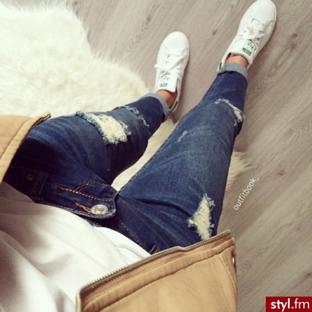 Jeansy Spodnie Moda