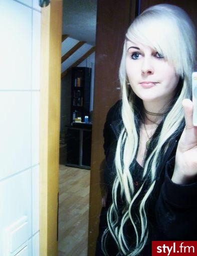 EMO Alternatywne Średnie Fryzury