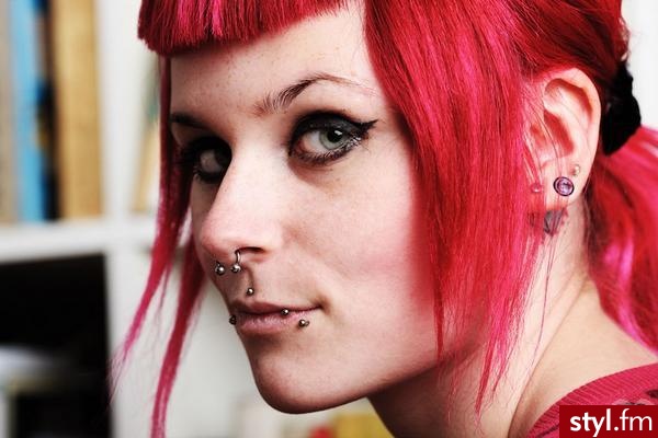 Punk Rock Alternatywne Średnie Fryzury
