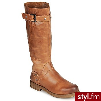 Marc BUTY LIMA COGNAC - Kozaki Buty Moda