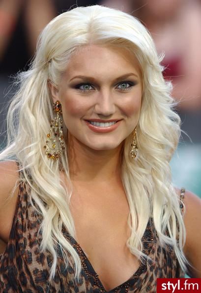 Brooke Hogan - Blond Rozpuszczone Kręcone Na co dzień Długie Fryzury