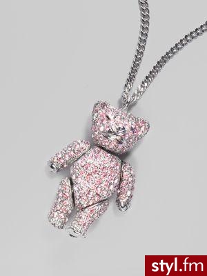 różowy kryształowy miś od Dior'a - 230$ - Pozostałe Dodatki Moda