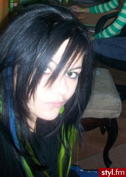EMO Alternatywne Średnie Fryzury