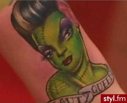 Zombie queen - Tatuaże