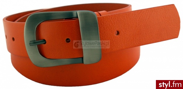 Stylowe Paski Pomarańczowy mod109 - Paski Dodatki Moda