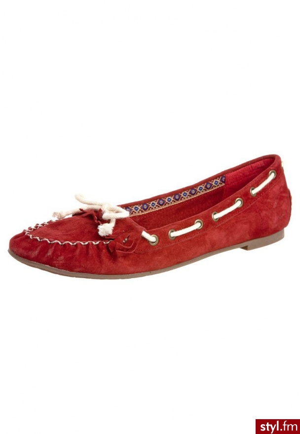 Zign Baleriny czerwony - Balerinki Buty Moda