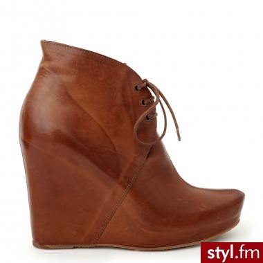Venezia BOTKI NA KOTURNIE 7228 VIT LUGA - Botki Buty Moda