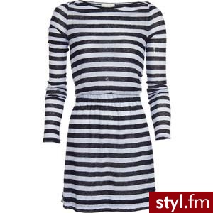 A.L.C. Striped Open Back Dress - Polyvore. Pobrano ze strony: http://www.polyvore.com/striped_open_back_dress/thing?id=27781871 - Pozostałe Ciuchy Moda