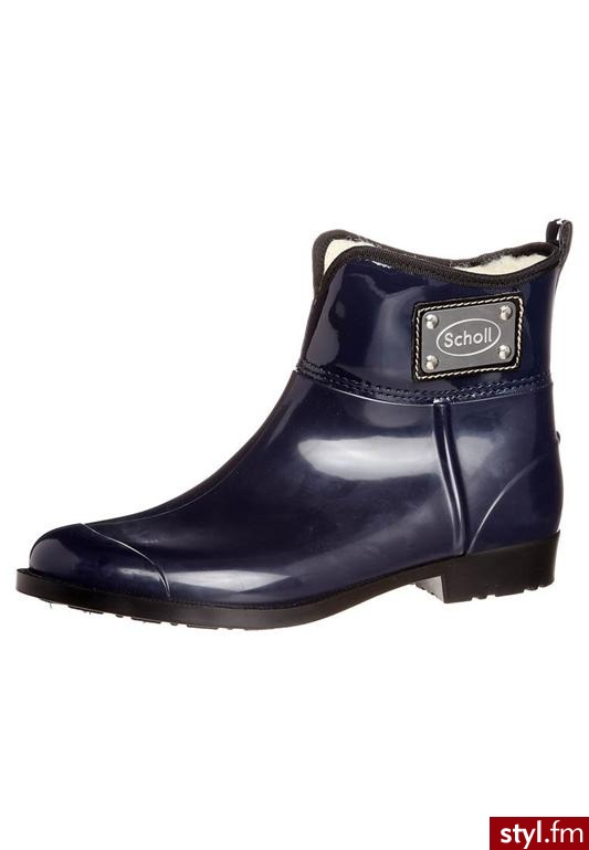 Scholl ARGONEY Kalosze niebieski - Kalosze Buty Moda