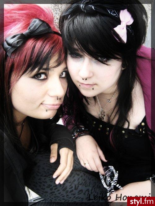 EMO Alternatywne Średnie Fryzury
