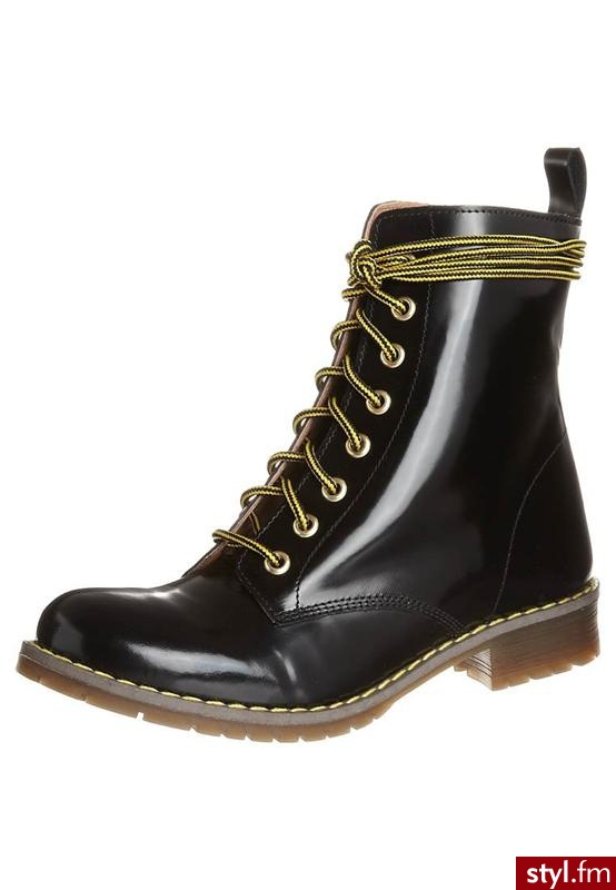Zalando Collection Botki i Ankle Boots czarny - Botki Buty Moda
