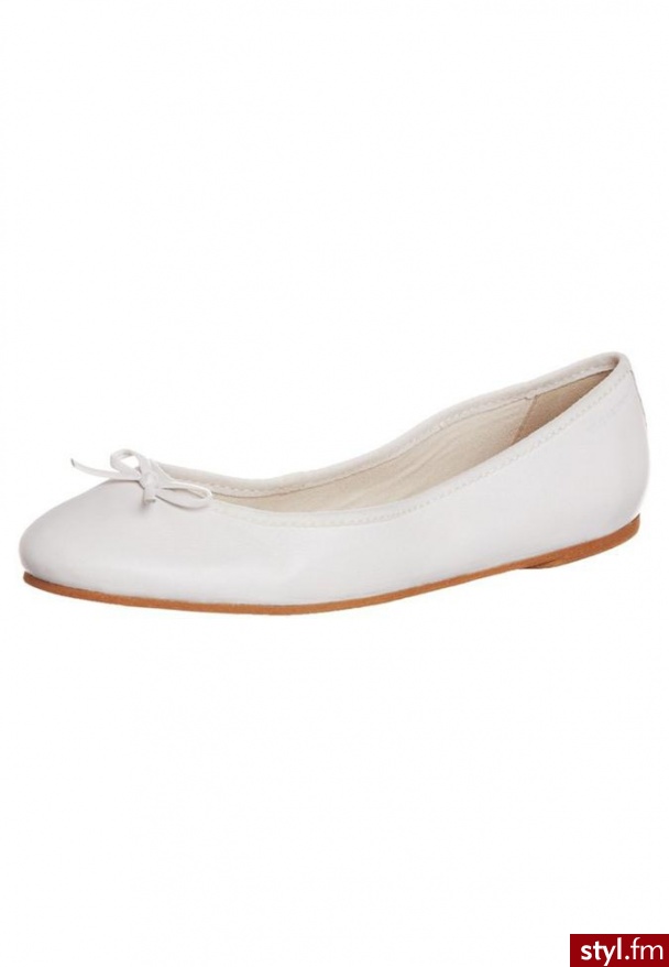 Vagabond BOUNCE Baleriny biały - Balerinki Buty Moda
