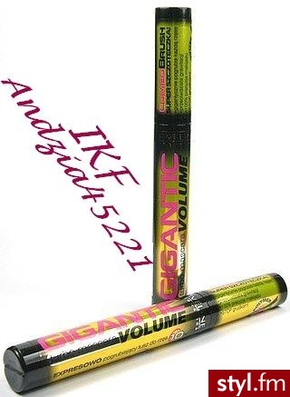 Eveline Gigantic Volume. EVELINE TUSZ DO RZĘS
GIGANTIC TURBO MASCARA VOLUME

*Super szczoteczka - COMBO BRUSH gigantycznie pogrubia każdą rzęsę
*przeciwdziała grawitacji
*100% precyzja makijażu
*STOP grudkom !
*EKSTREMALNA TRWAŁOŚĆ DO 16h
*Pojemno - Makijaże