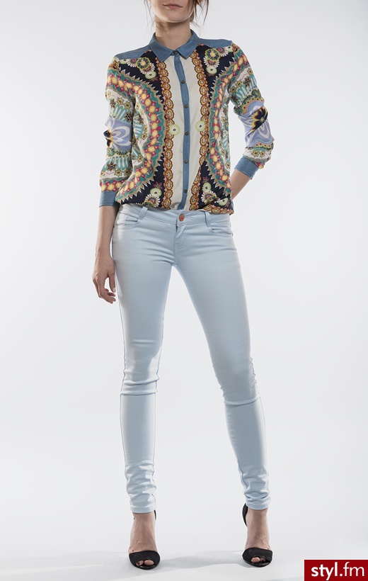 Jeansy Spodnie Moda