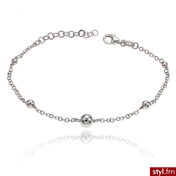 Dandelio Serbrne Kuleczki NCL-BRA-0101 - Bransoletki Biżuteria Moda