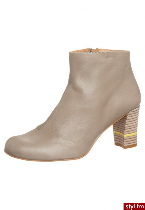 Zalando Collection Botki szary - Botki Buty Moda