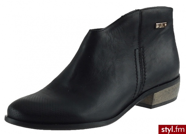 Carinii Botki B1705 Czarne (samuel 04) - Botki Buty Moda
