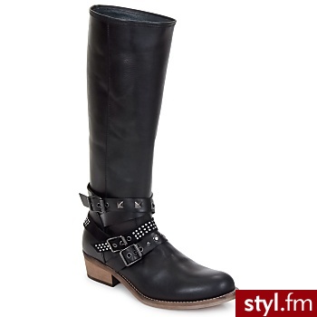 Hip BUTY FLIOLI Black - Kozaki Buty Moda