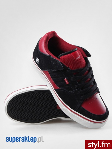 Element BUTY GLT 2 (BLK/RED) 40.5 Czarny Skate - Pozostałe Buty Moda
