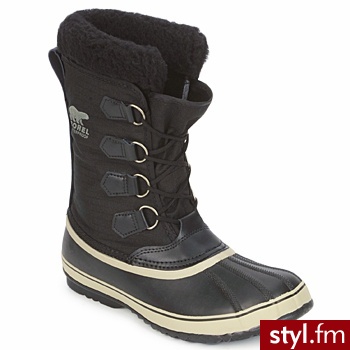 Sorel Buty  1964 Pac Nylon Black - Kozaki Buty Moda