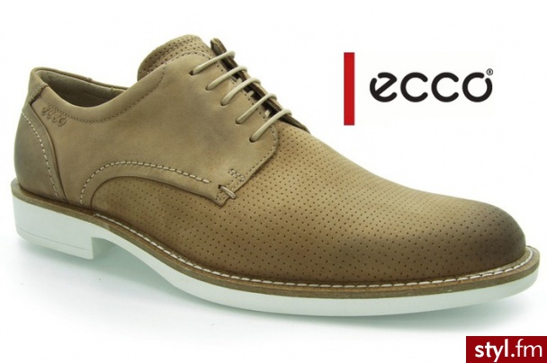Ecco PÓŁBUTY BIARRITZ EARTH BROWN - Półbuty Buty Moda