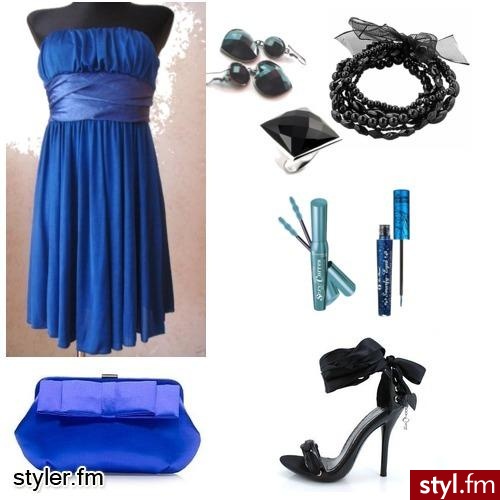 studniówkowo. czarno_granatowo - Styler