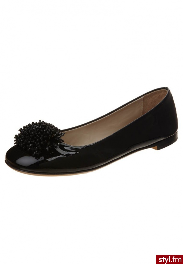 Attilio Giusti Leombruni Baleriny czarny D521010UCMOON - Balerinki Buty Moda