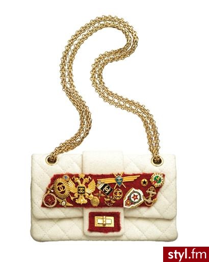 wełniana torebka Chanel - Pozostałe Torebki Moda
