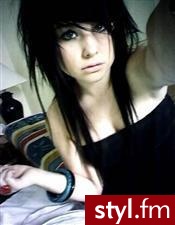 EMO Alternatywne Średnie Fryzury