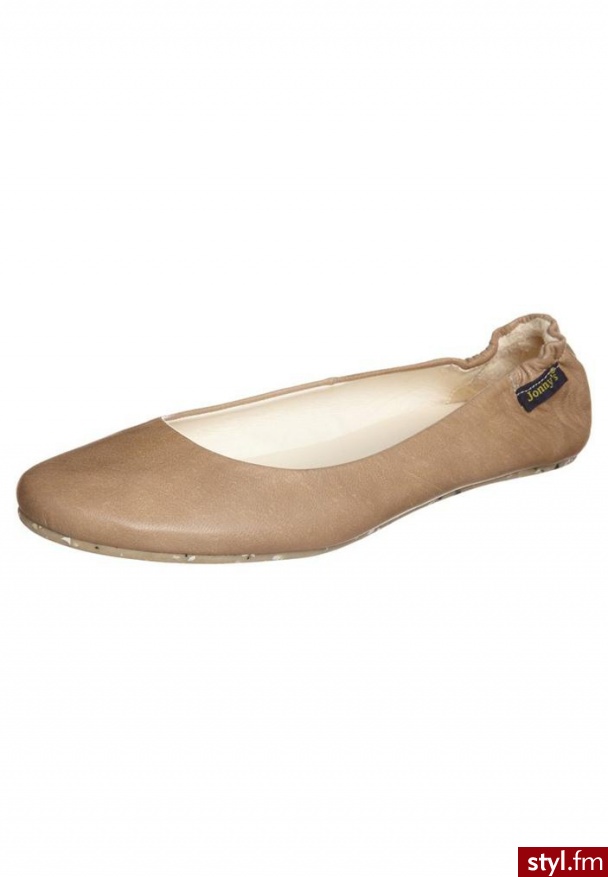 Jonnys Baleriny beżowy - Balerinki Buty Moda