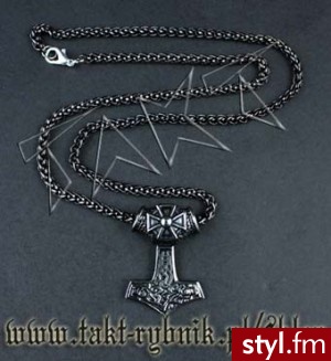 Wisiorek MŁOT THORA 11 -9062 - Wisiorki Biżuteria Moda