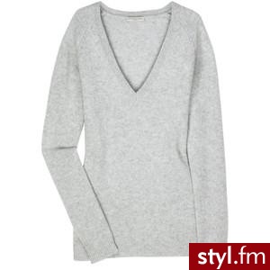 Cashmere V-neck sweater - Polyvore. Pobrano ze strony: http://www.polyvore.com/cashmere_neck_sweater/thing?id=14438137 - Pozostałe Ciuchy Moda