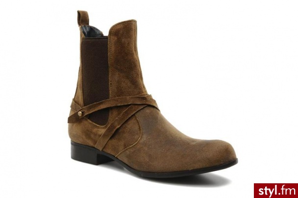 Stéphane Gontard PÓŁBUTY I BOTKI BOILEAU BY STÉPHANE GONTARD (Brązowy) - Botki Buty Moda