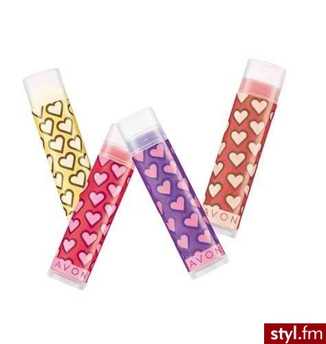 Balsamy do ust w kolorowych opakowaniach o samaku: Wiśni, Kokosa, Truskawki i Jagody w cenie 0.99$ za jeden firmy Avon. - Gadżety Inne Moda