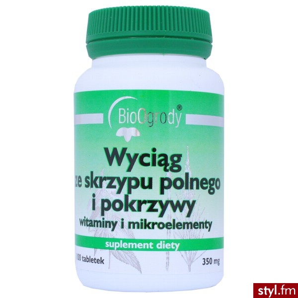 BIOGARDEN WYCIĄG zE SKRzYPU POLNEGO I POKRzYWY X 100 TABL - Bransoletki Biżuteria Moda