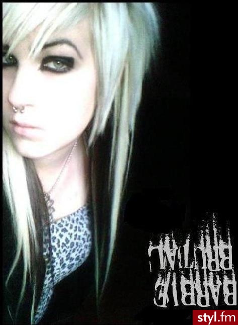 EMO Alternatywne Średnie Fryzury