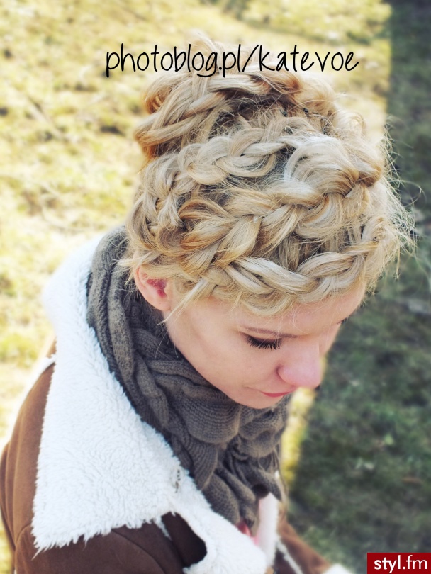 Blond Warkocze Proste Na co dzień Długie Fryzury