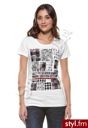 T-SHIRT OAKLEY PROCESS 2012 36/S WHITE DAMSKI - Bluzki Ciuchy Moda