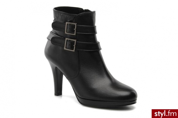 Anna Volodia PÓŁBUTY I BOTKI AGARA BY ANNA VOLODIA (Czarny) - Botki Buty Moda