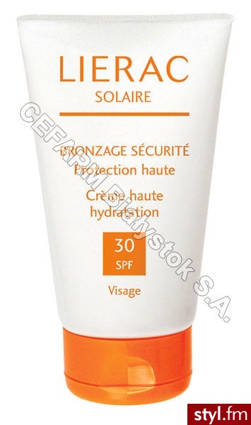 LIERAC SOLAIRE SPF 30 krem do twarzy i wrażliwych partii ciała 50 ml - Emu Buty Moda
