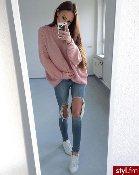Jeansy Spodnie Moda
