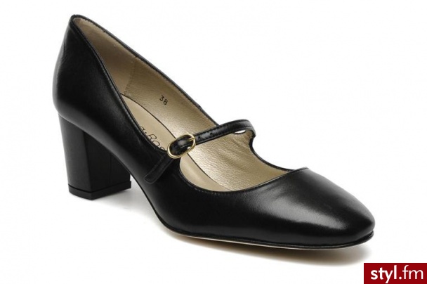 Georgia Rose CZÓŁENKA TEX CFT BY GEORGIA ROSE (Czarny) - Czółenka Buty Moda