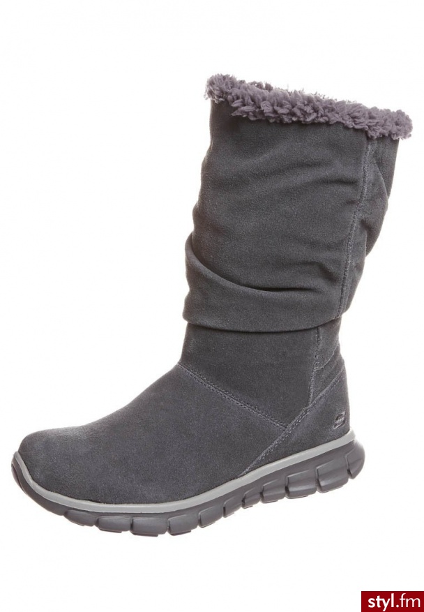 Skechers SYNERGY SOLID Śniegowce szary (47995) - Pozostałe Buty Moda