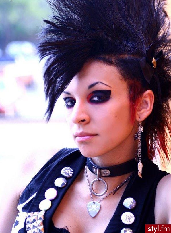 Punk Rock Alternatywne Średnie Fryzury