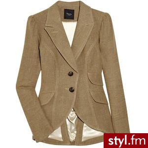 Linen equestrian jacket - Smythe - Polyvore. Pobrano ze strony: http://www.polyvore.com/linen_equestrian_jacket/thing?id=31402302 - Pozostałe Ciuchy Moda