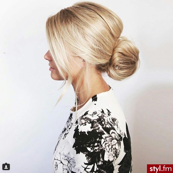 Blond Kok Proste Na co dzień Długie Fryzury