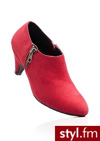 Bonprix Półbuty czerwony 954610_22152 - Półbuty Buty Moda
