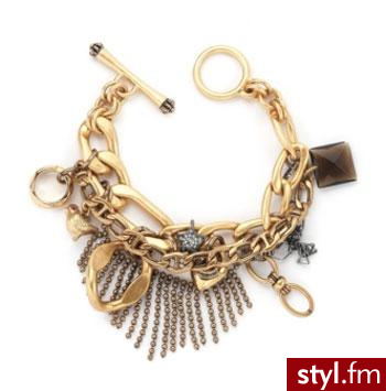 Bransoletka od Juicy Couture z 14-karatowego złota. Cena: $98 - Pozostałe Dodatki Moda