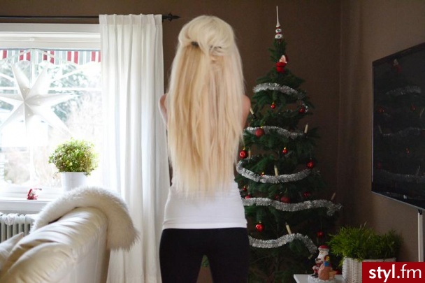 Blond Rozpuszczone Proste Na co dzień Długie Fryzury